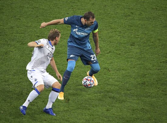 Russia Soccer Champions League Zenit - Brugge