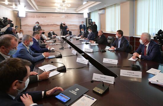 Russia Mishustin Arktika Icebreaker
