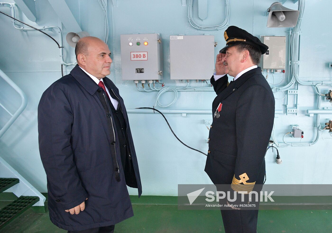 Russia Mishustin Arktika Icebreaker