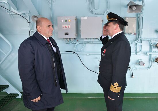 Russia Mishustin Arktika Icebreaker