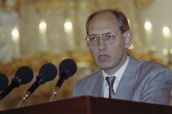 Meeting of leaders political parties - members of Socialist International in Moscow