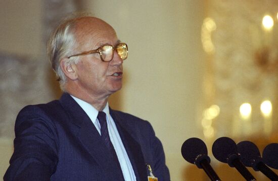 Meeting of leaders political parties - members of Socialist International in Moscow