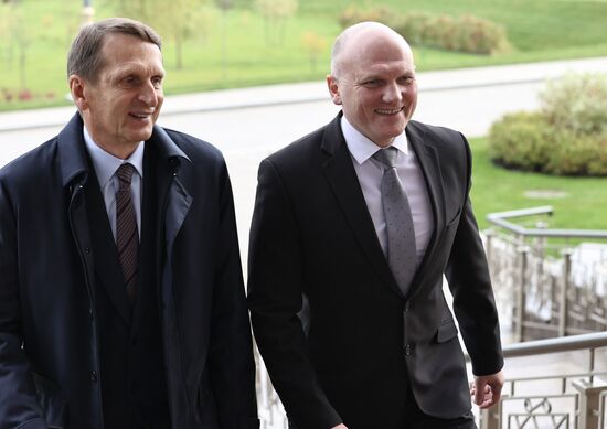 Belarus Lukashenko Naryshkin Meeting