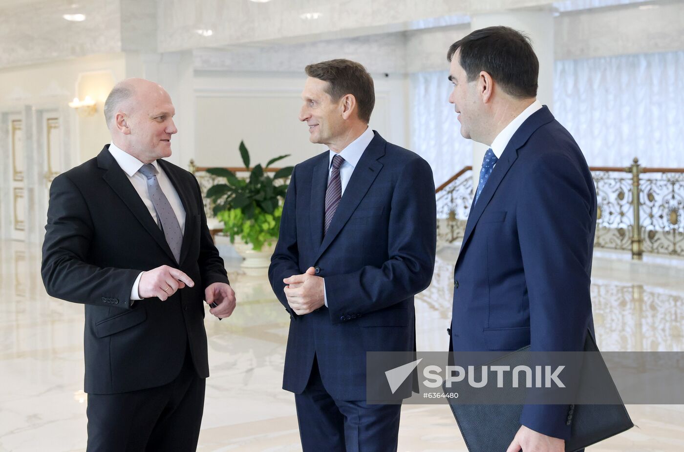 Belarus Lukashenko Naryshkin Meeting