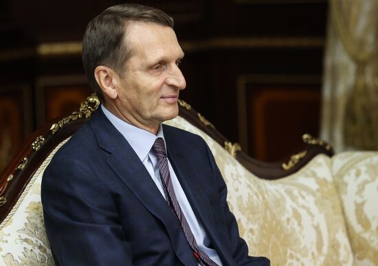 Belarus Lukashenko Naryshkin Meeting