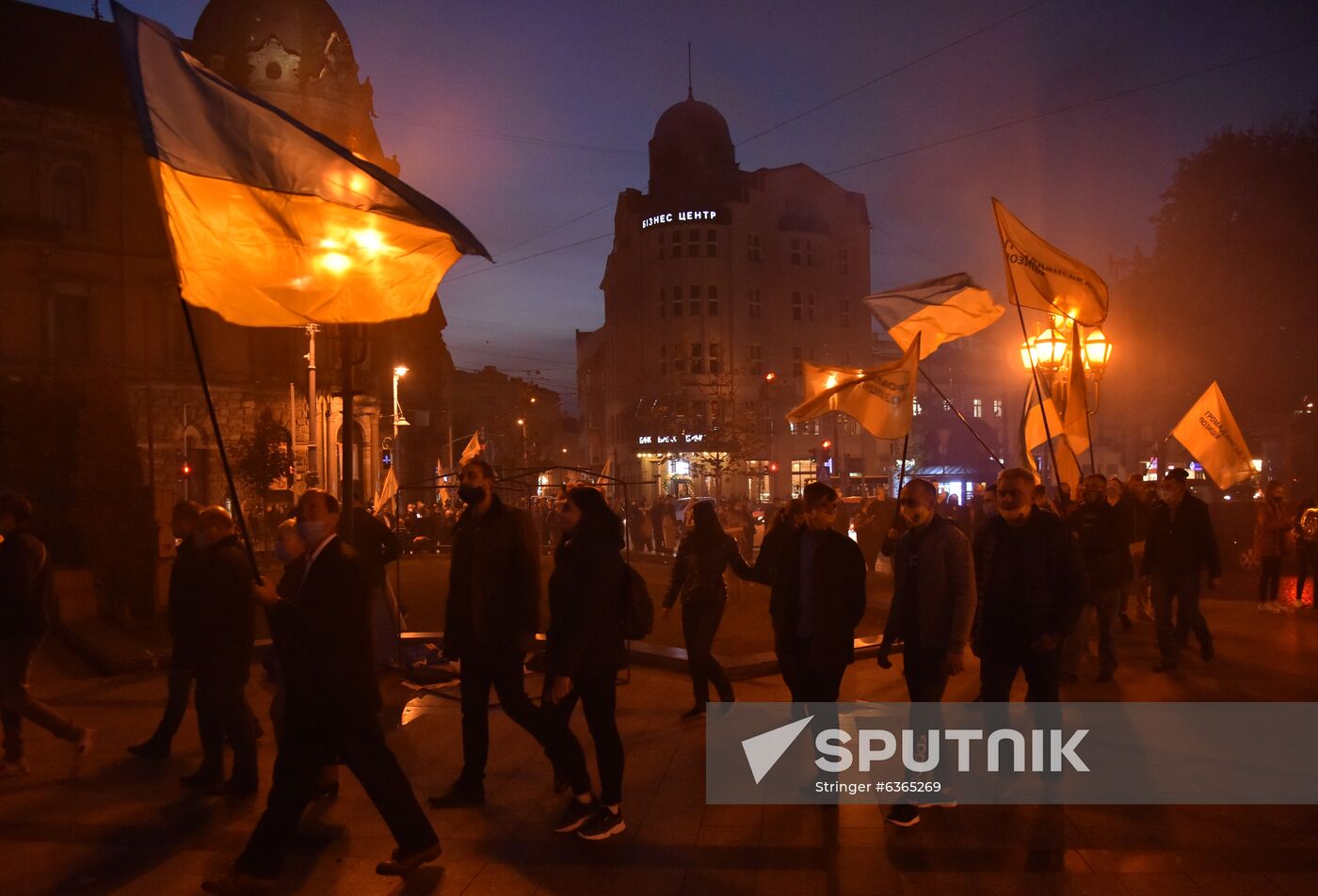 Ukraine Local Elections Rally
