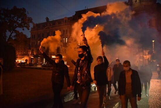 Ukraine Local Elections Rally