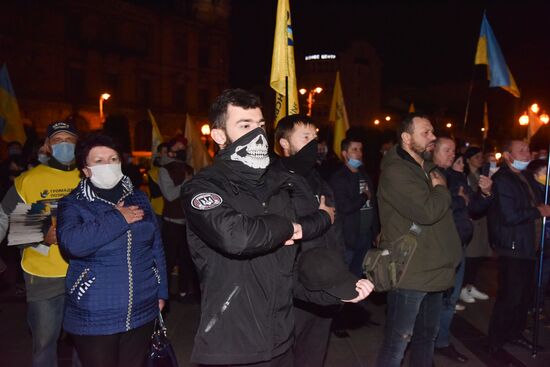 Ukraine Local Elections Rally