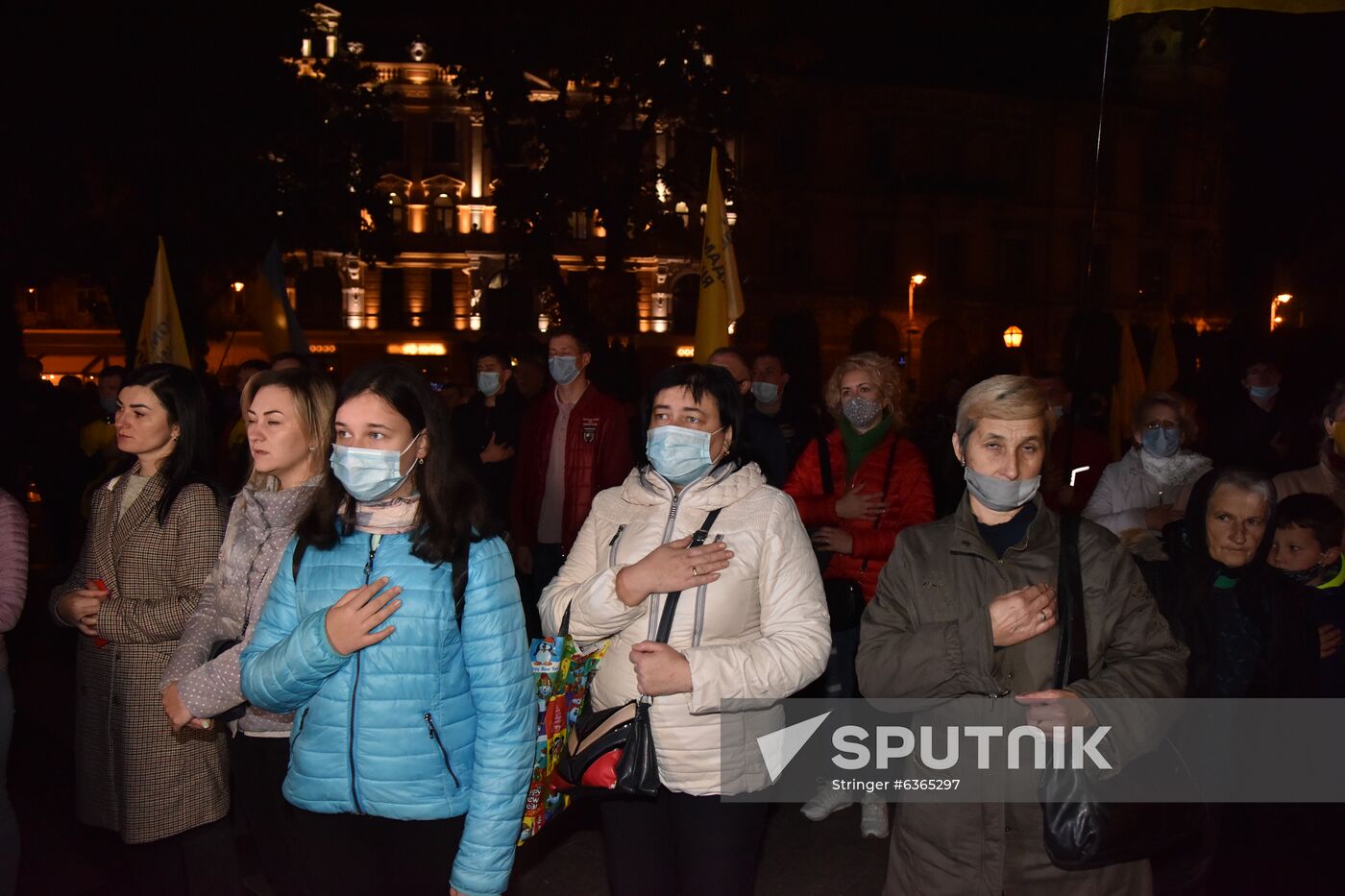 Ukraine Local Elections Rally