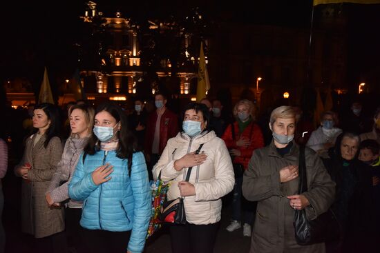 Ukraine Local Elections Rally