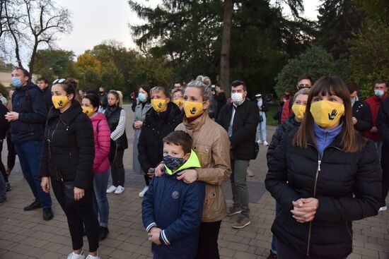 Ukraine Local Elections Rally