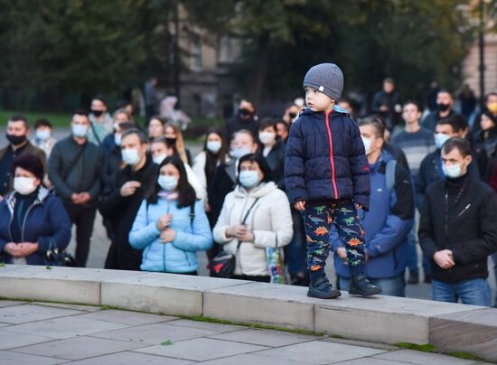 Ukraine Local Elections Rally