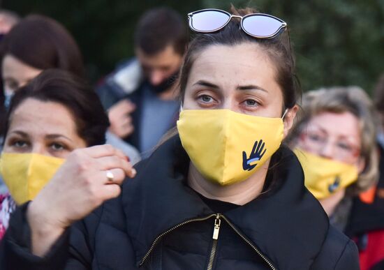 Ukraine Local Elections Rally