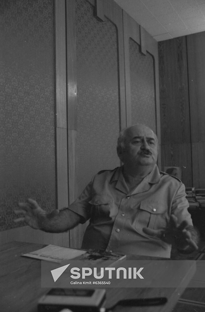 Georgian film director Rezo Chkheidze