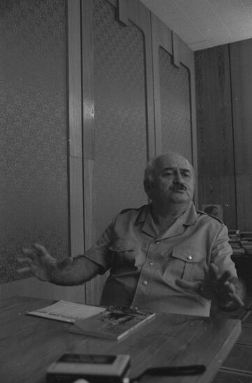 Georgian film director Rezo Chkheidze