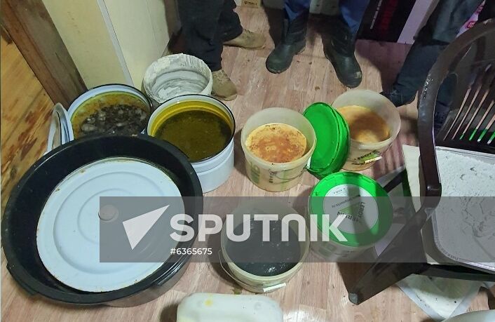 Russia Drug Dealers Detention