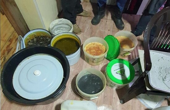 Russia Drug Dealers Detention