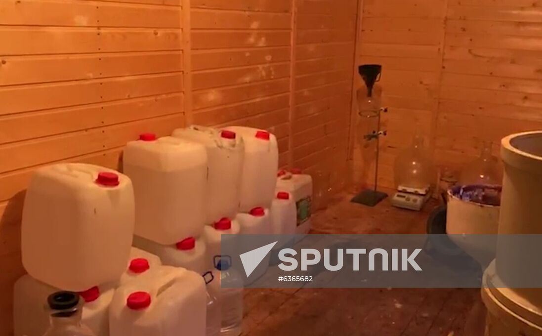 Russia Drug Dealers Detention