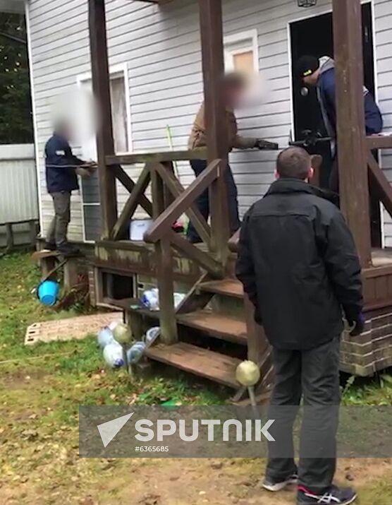 Russia Drug Dealers Detention