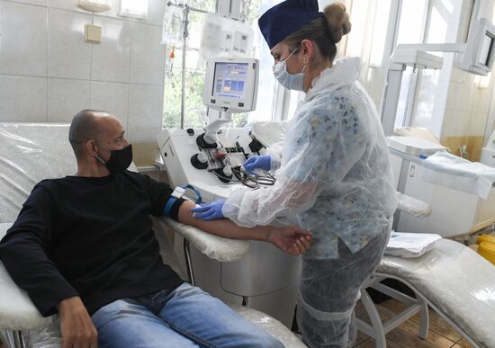 Russia Health Blood Transfusion