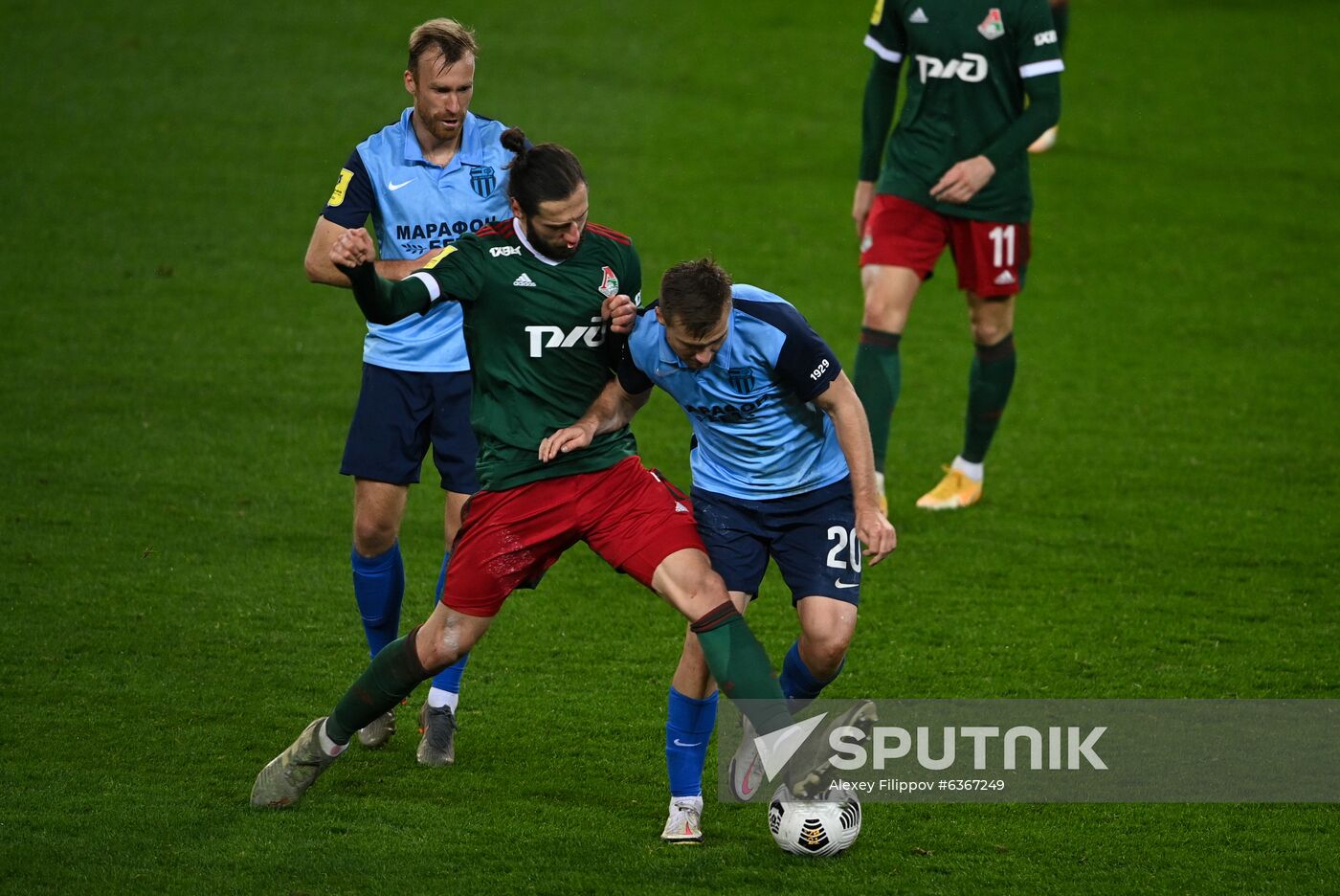 Russia Soccer Premier-League Lokomotiv - Rotor