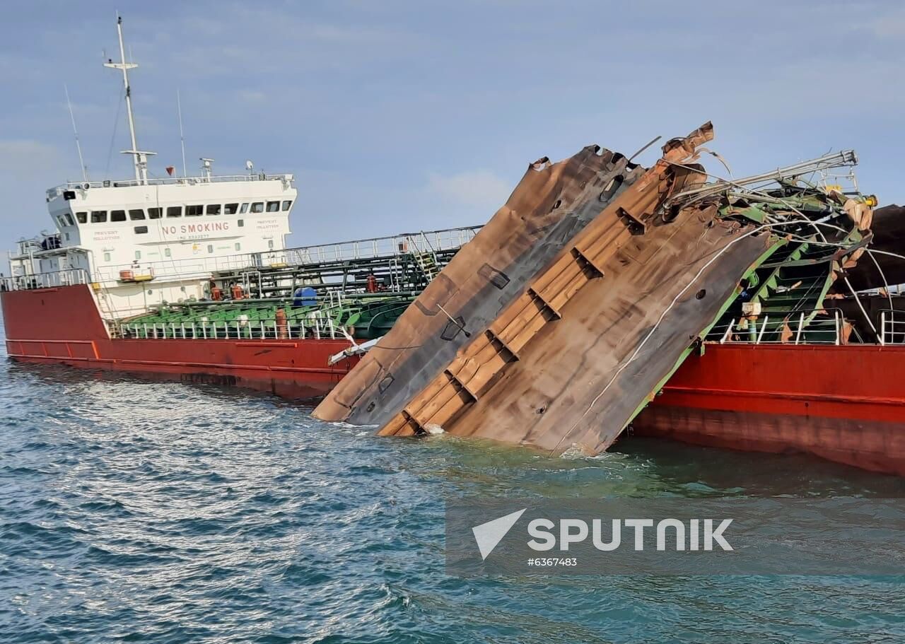 Russia General Hazi Aslanov Tanker Explosion