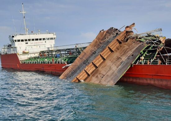 Russia General Hazi Aslanov Tanker Explosion