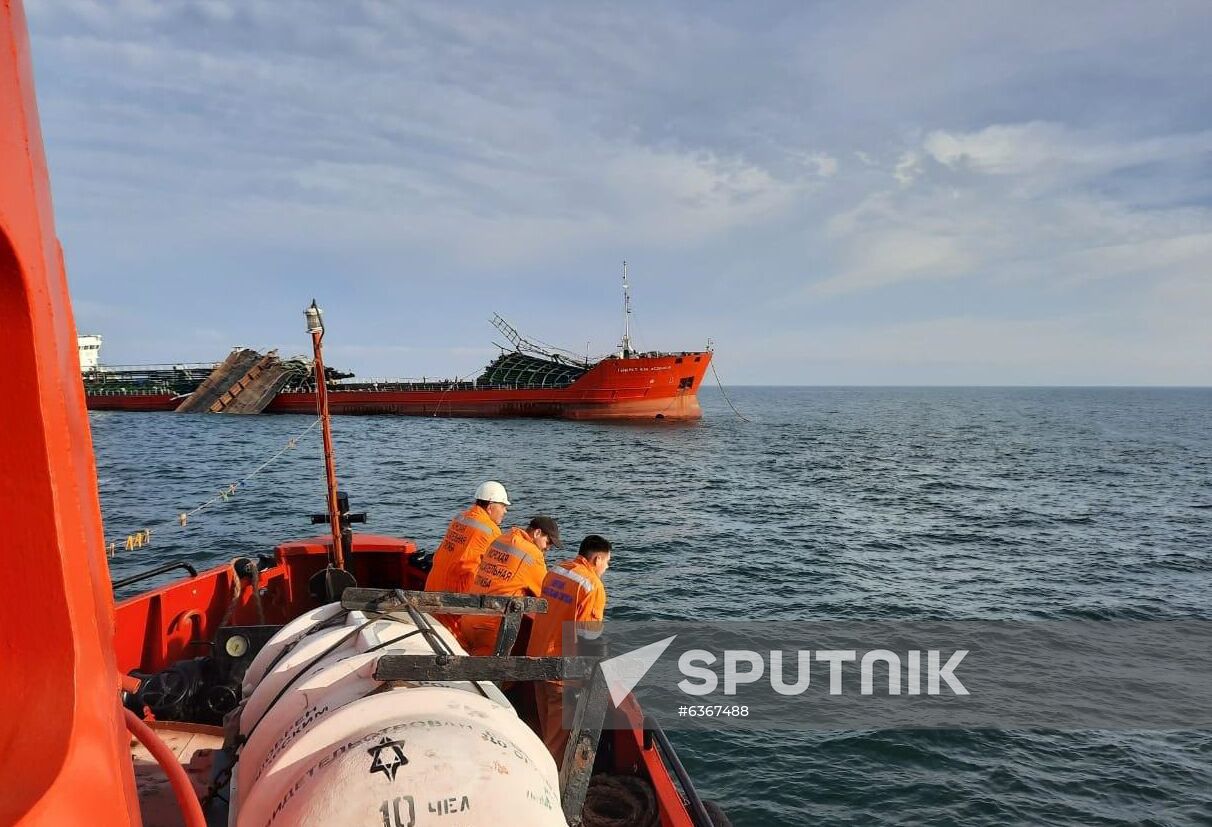 Russia General Hazi Aslanov Tanker Explosion