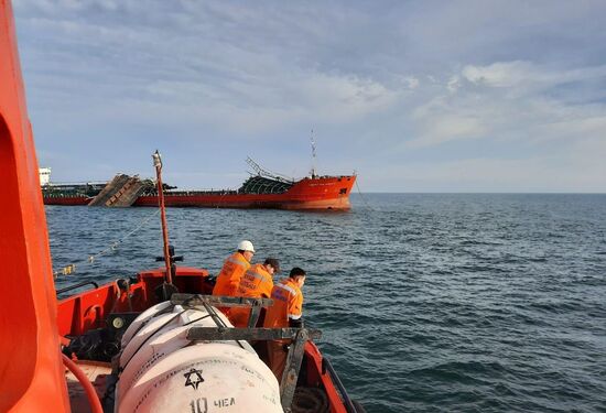 Russia General Hazi Aslanov Tanker Explosion