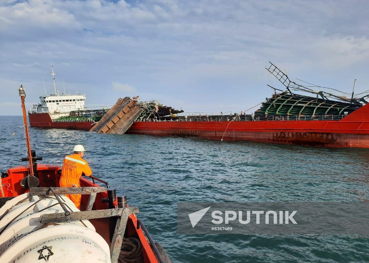 Russia General Hazi Aslanov Tanker Explosion