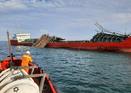 Russia General Hazi Aslanov Tanker Explosion