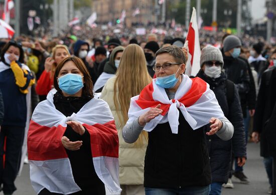 Belarus Presidential Election Protest 