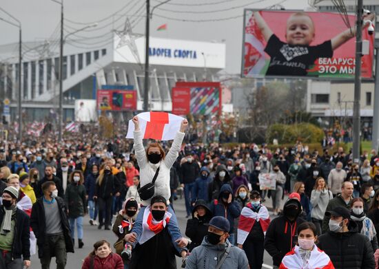 Belarus Presidential Election Protest 
