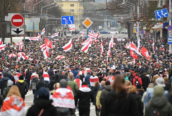 Belarus Presidential Election Protest 