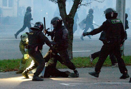 Belarus Presidential Election Protest 