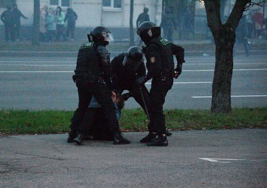Belarus Presidential Election Protest 