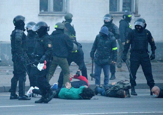 Belarus Presidential Election Protest 