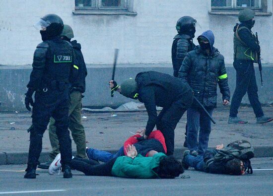 Belarus Presidential Election Protest 