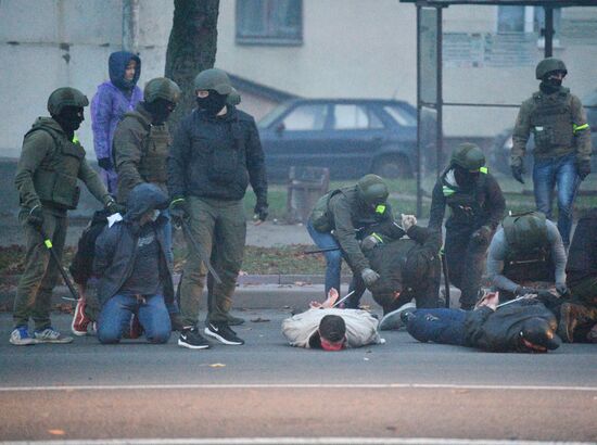 Belarus Presidential Election Protest 