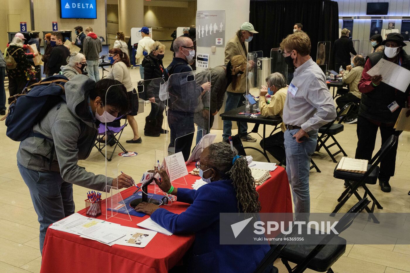 US Presidential Election Early Voting