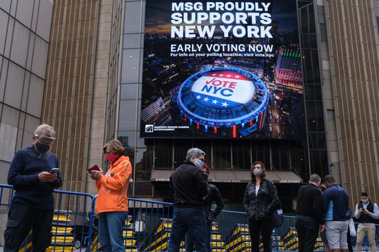 US Presidential Election Early Voting