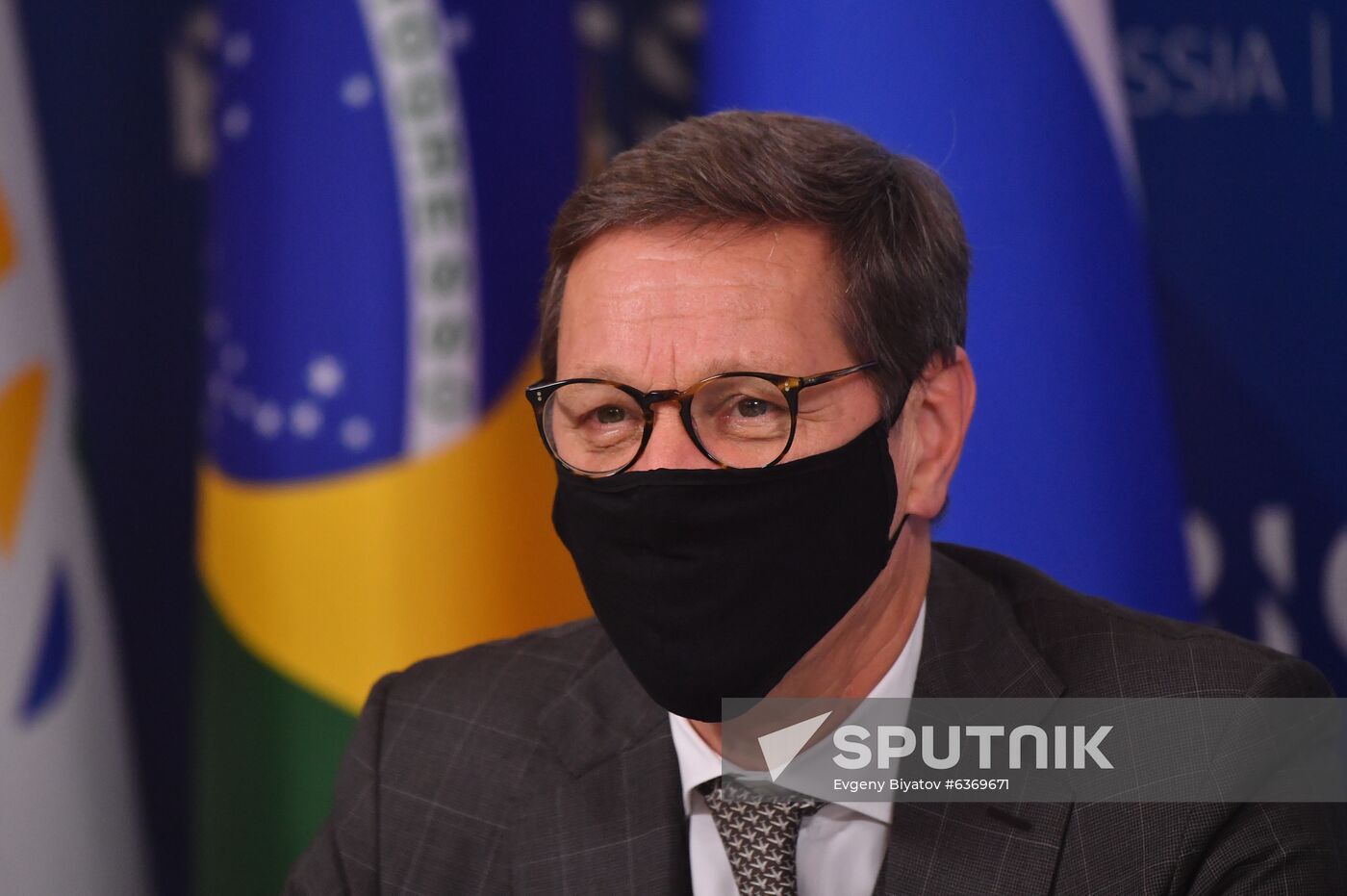 First Deputy Speaker of the Russian State Duma Alexander Zhukov takes part in the BRICS Parliamentary Forum in Moscow Location: Russia, Moscow. Author: Evgeny Biyatov/Sputnik. BRICS Parliamentary Forum