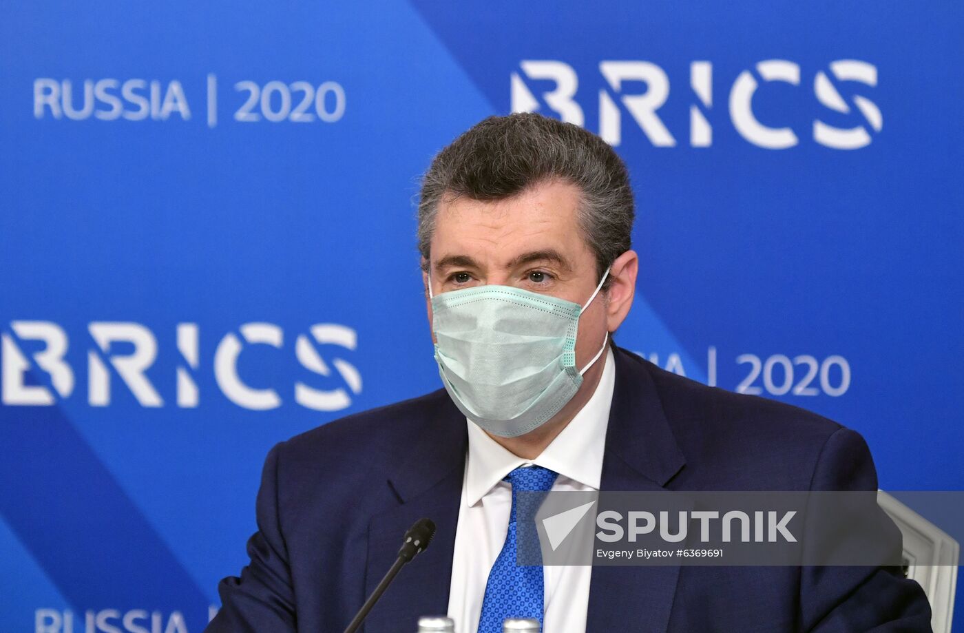 Leonid Slutsky, Chair of the Russian State Duma Committee for Foreign Affairs, takes part in the BRICS Parliamentary Forum in Moscow Location: Russia, Moscow. Author: Evgeny Biyatov/Sputnik. BRICS Parliamentary Forum