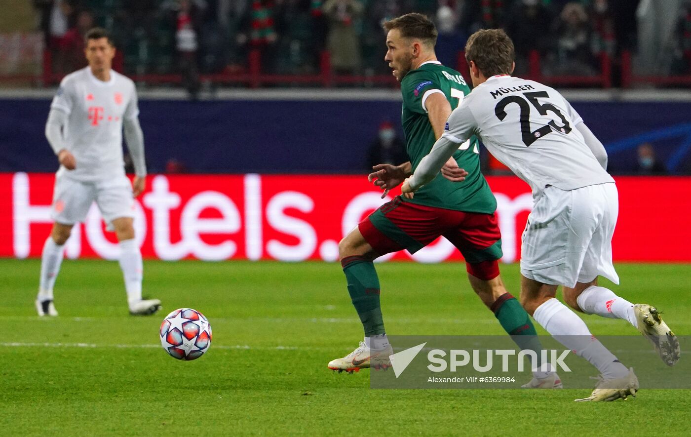 Russia Soccer Champions League Lokomotiv - Bayern