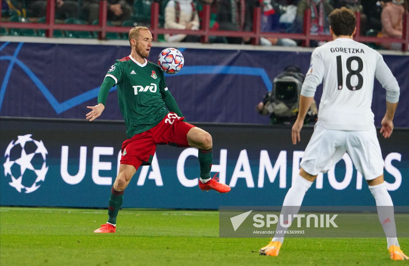 Russia Soccer Champions League Lokomotiv - Bayern