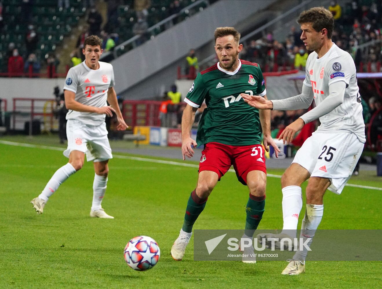 Russia Soccer Champions League Lokomotiv - Bayern