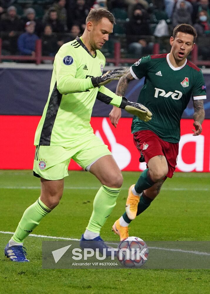 Russia Soccer Champions League Lokomotiv - Bayern