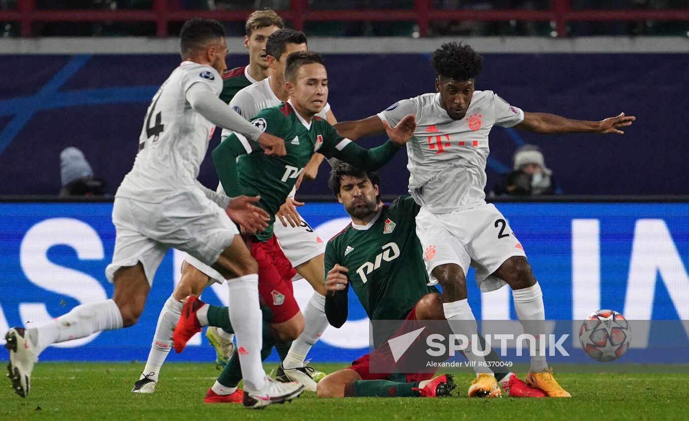 Russia Soccer Champions League Lokomotiv - Bayern