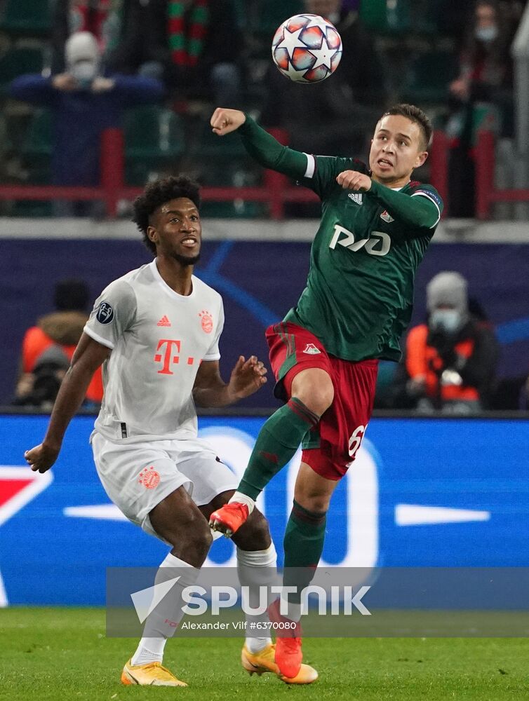 Russia Soccer Champions League Lokomotiv - Bayern