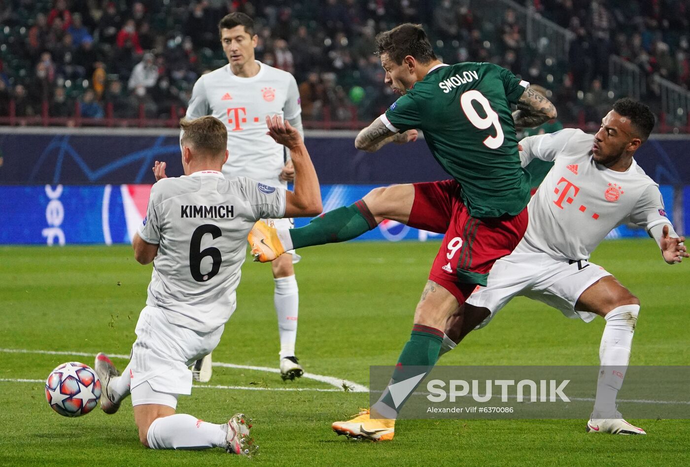 Russia Soccer Champions League Lokomotiv - Bayern